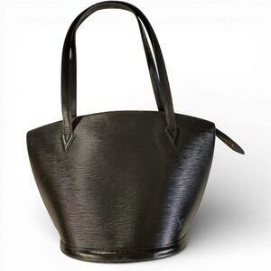 Louis Vuitton Saint Jacques Epi Leather Tote – Black - VINTAGE